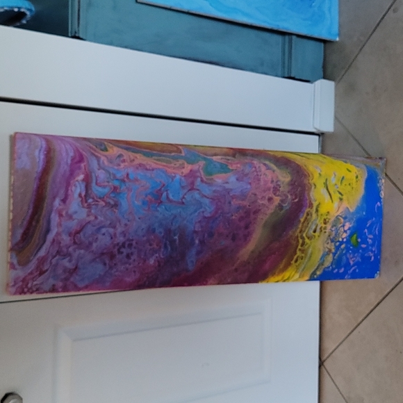 Acrylic poor painting